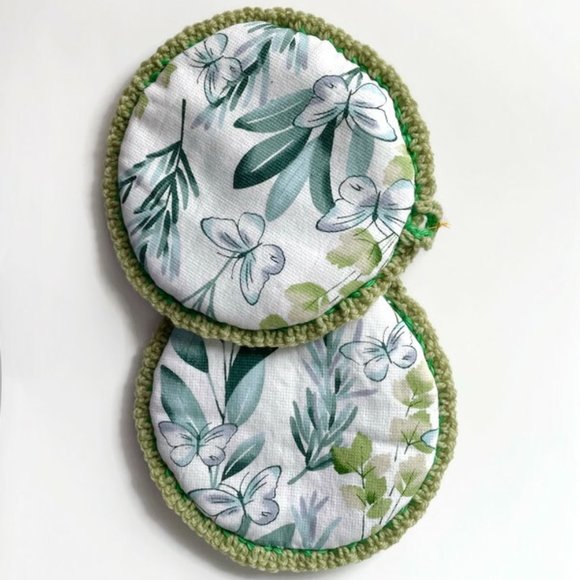 Tea Towel Pot Holder Set, Crochet Hanging Dish Towel, Crochet Pot Holders - Picture 12 of 12